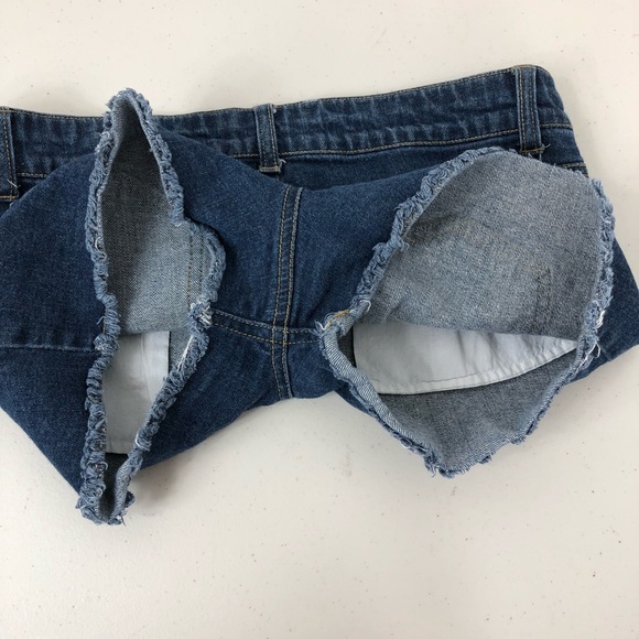 21 Denim Blue Jeans Shorts Size 28 - Picture 6 of 8